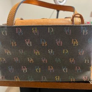 Small purse with attached chain purse